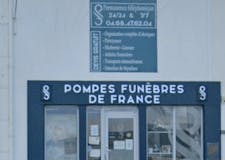 Devanture de Pompes funèbres de France Carcassonne