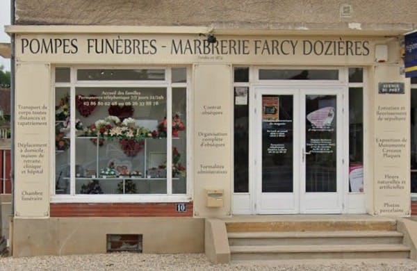Photographie Pompes Funèbres Farcy-Dozières de Migennes