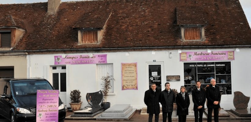 Photographie de la Pompes Funèbres Marbrerie Agnès Ocquidant