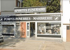 Devanture de Pompes Funèbres Sportes Funéraire