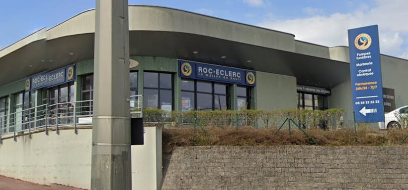 Photographie de la Pompes Funèbres Roc-Eclerc de Limoges
