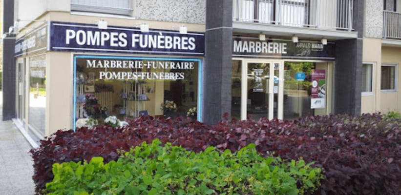 Photographie de la Pompes Funèbres Marbrerie Arnaud Marin de Ris-Orangis