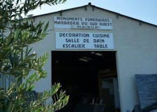 Devanture de Marbrerie du Sud-Ouest