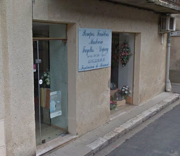 Photographie Pompes Funèbres FAYOLLES DUPOUY de Duras