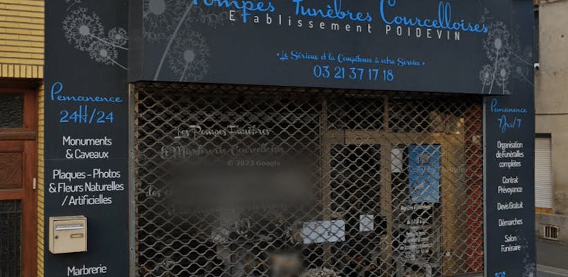 Photographie de la Pompes Funèbres Marbrerie Courcelloise de Courcelles-lès-Lens