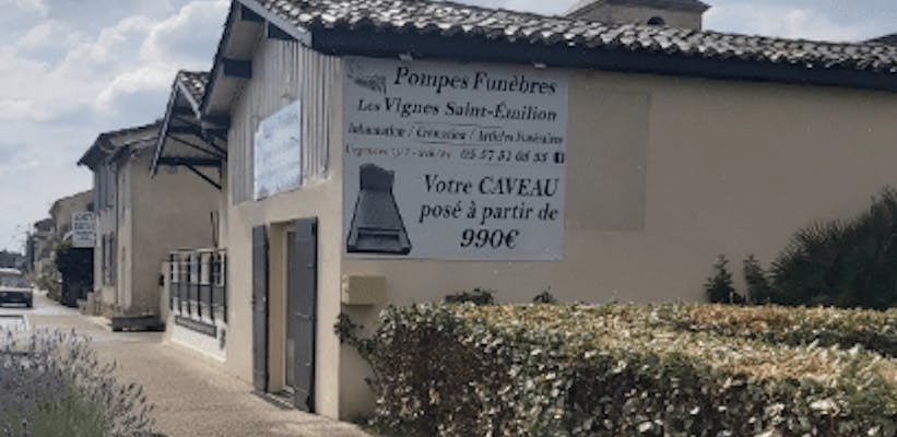 Photographie Pompes Funèbres Les Vignes Saint-Emilion de Saint-Pey-d'Armens