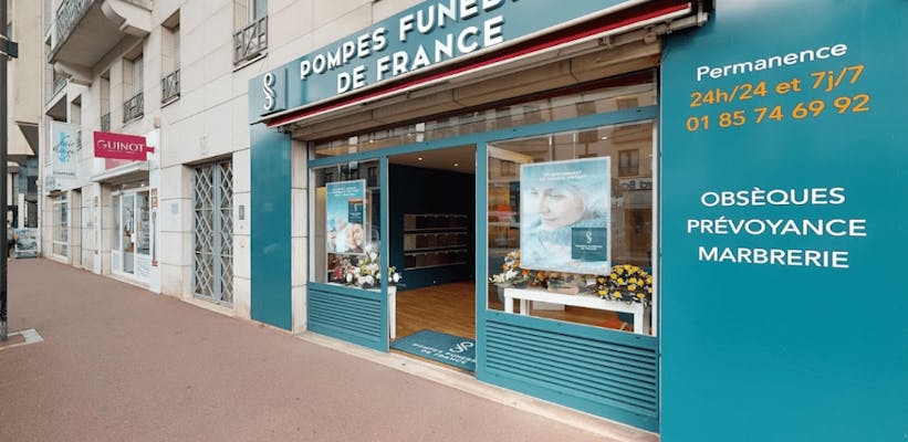 Photographie de Pompes Funèbres de France sur Antony