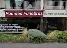 Devanture de Pompes Funèbres du Parc de Saint Cloud