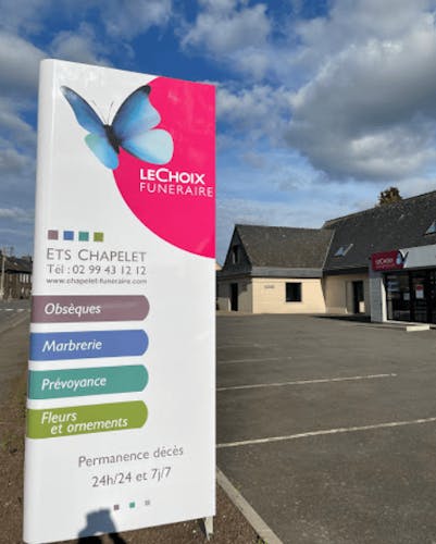 Photographie Pompes Funèbres Chapelet de Retiers