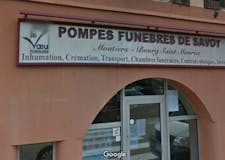 Devanture de Pompes Funèbres de Savoy