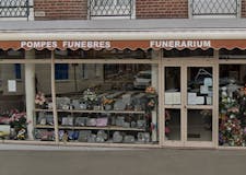 Devanture de Pompes Funèbres Roussel Gilles