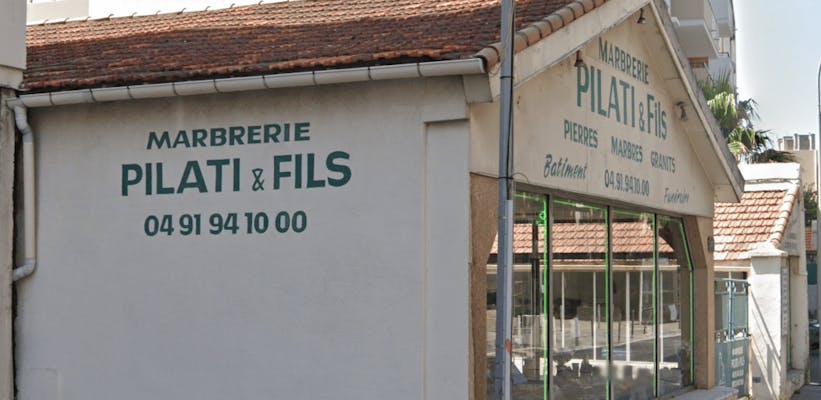 Photographie de la Marbrerie Pilati et Fils