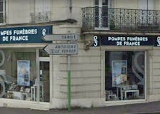 Devanture de Pompes funèbres de France