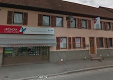 Devanture de Pompes Funèbres Schirmeck