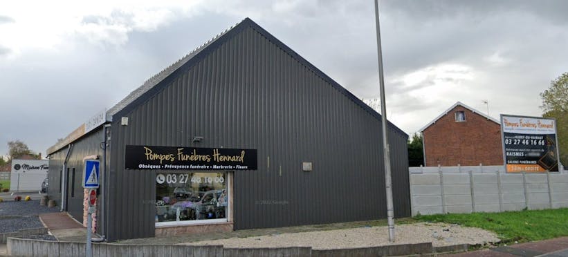 Photographie de la Pompes Funèbres Hennard d'Aubry-du-Hainaut
