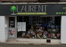 Devanture de Services Funéraires Marbrerie Laurent
