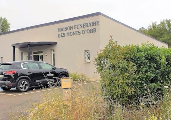 Photographie de la Pompes funèbres Pech Bleu de la ville de Bédarieux