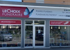 Devanture de Pompes Funèbres Funéraire Autrement