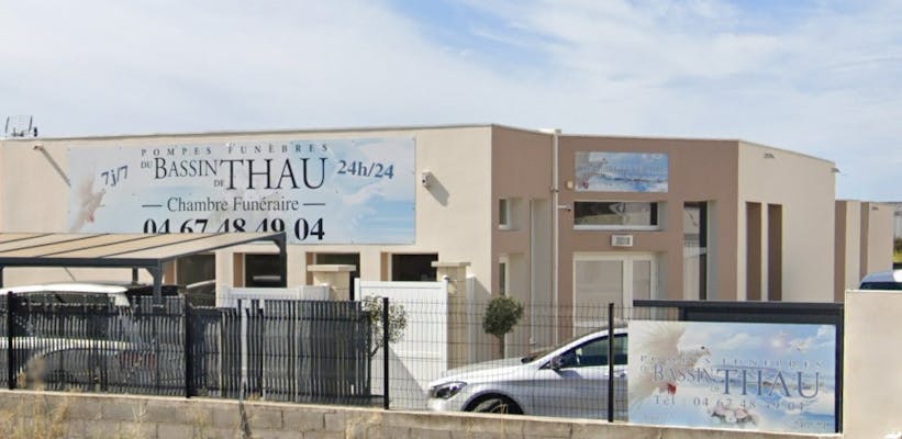Photographie de la Pompes Funèbres du Bassin de Thau de la ville de Poussan