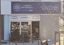 Devanture de Pompes funèbres La Maison des Obsèques Ets La Rosa Marseille