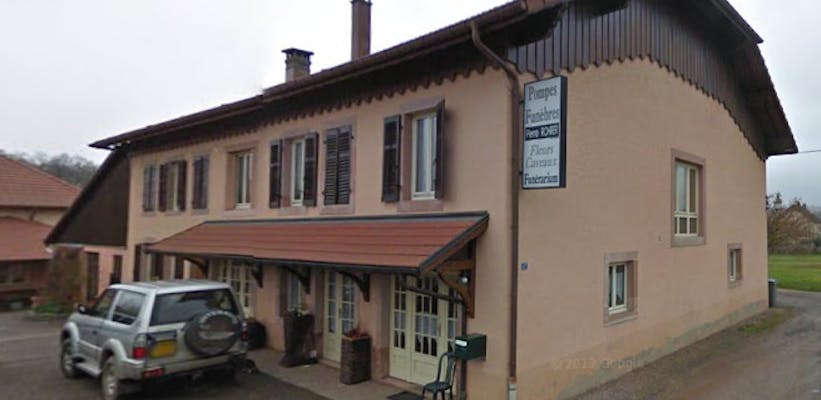 Photographie de la Pompes Funèbres Rohrer de la ville de Bertrimoutier