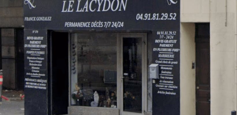 Photographie de la Pompes funèbres et marbrerie Le Lacydon