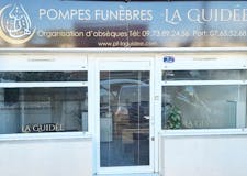 Devanture de Pompes funèbres Musulmanes La Guidée