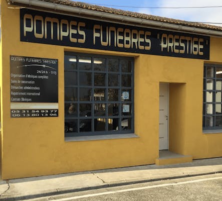 Photographie de la Pompe Funèbre PF PRESTIGE