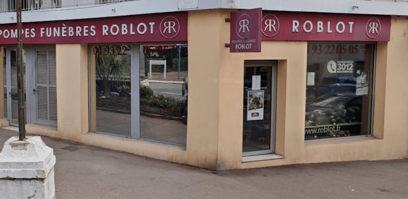 Photographie de la Pompes Funèbres Roblot de Cagnes-sur-Mer