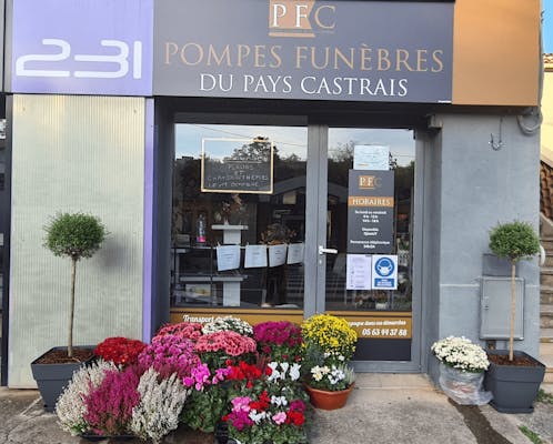 Photographie de la Pompes Funèbres du Pays Castrais de Castres
