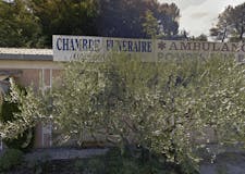 Devanture de Pompes Funèbres Fumel