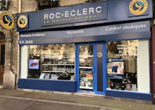 Devanture de Pompes Funèbres Roc'Eclerc