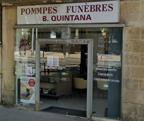 Photographie Pompes Funèbres Quintana B. de Bordeaux
