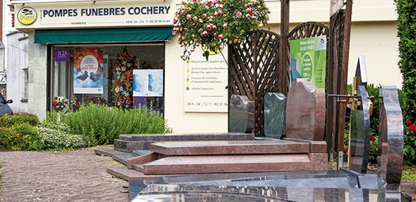 Photographie Pompes Funèbres et Marbrerie Cochery de Brou