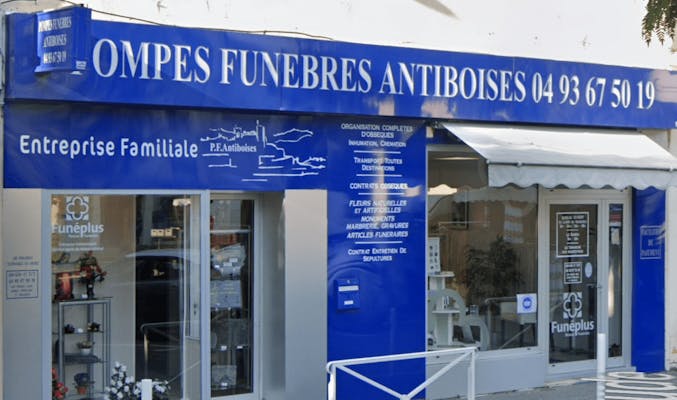 Photographie de la Pompes Funèbres Antiboises