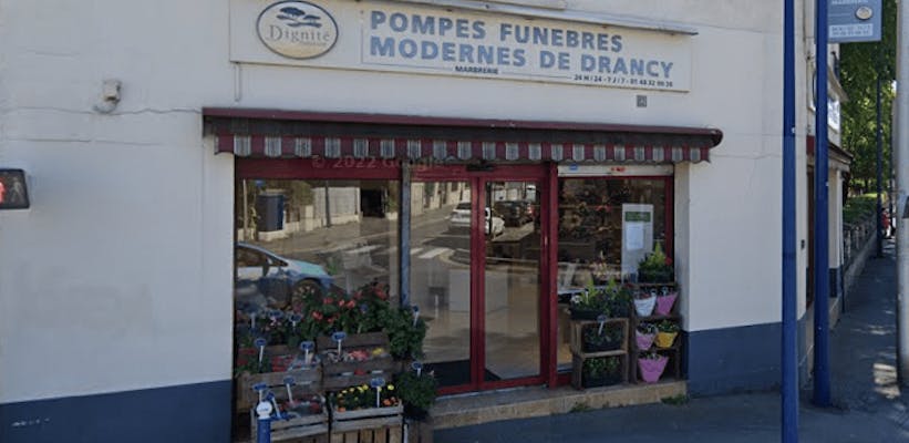 Photographie de la Pompes Funèbres et Marbrerie Moderne de Drancy