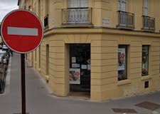 Devanture de Pompes Funèbres Cunault