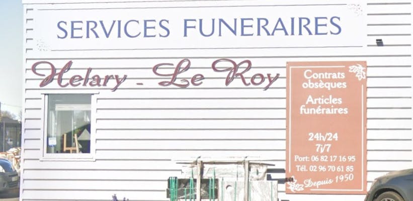Photographie de la Pompes Funèbres Hélary Le Roy de la ville d'Étables-sur-Mer