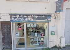 Devanture de Pompes Funèbres et Marbrerie Garonnaises
