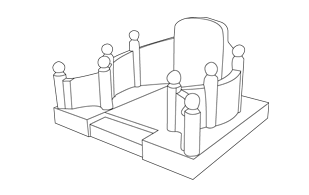 modèle complexe de tombe