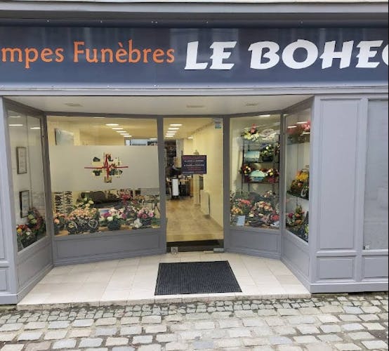Photographie de la Pompes Funèbres le Bohec de Quemper-Guézennec
