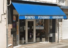 Devanture de Pompes Funèbres Générales
