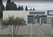 Devanture de Pompes Funèbres Jouve et Marbrerie les 3 Colonnes