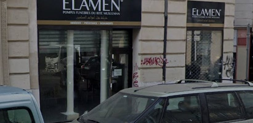 Photographie de la Pompes Funèbres Musulmanes Elamen de Marseille