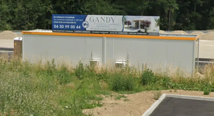 Photographie de la Pompes Funèbres Marbrerie Gandy de Chevry