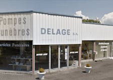 Devanture de Pompes Funèbres Delage