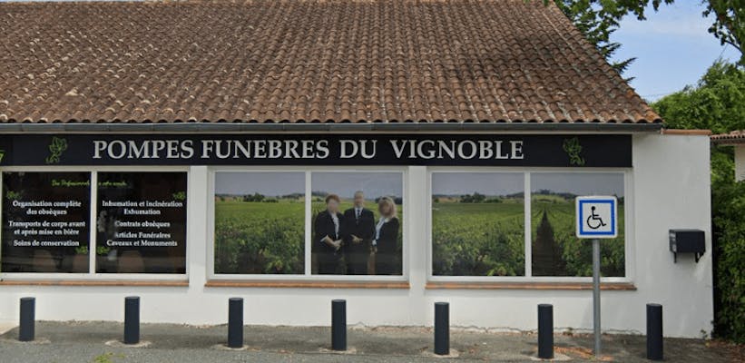 Photographie de la Pompes Funèbres du Vignoble de Lesparre-Médoc