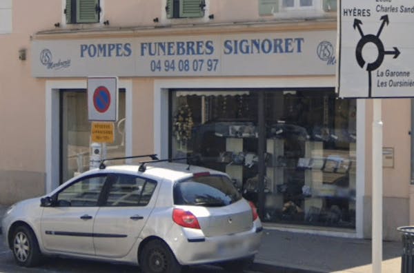 Photographie de la Pompes Funèbres Signoret du  Pradet

