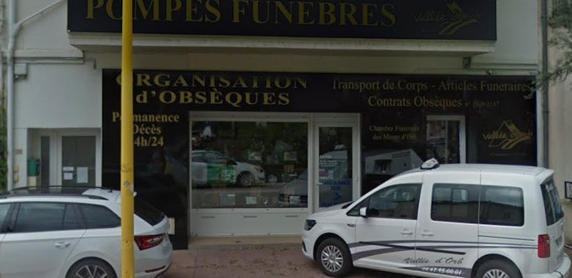 Photographie de la Pompes Funèbres Vallée d'Orb de la ville de Bédarieux