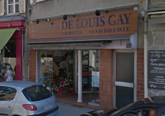 Photographie de la Pompes Funèbres Les Fils de Louis Gay de Bourg-Argental
